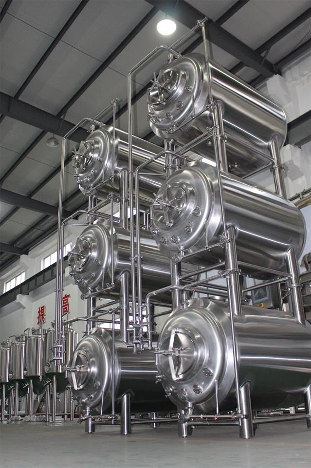 Stacked Bright Beer Tank